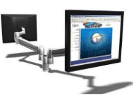 SpaceCo SS02 SpaceArm Monitor Arm - Sit/Stand