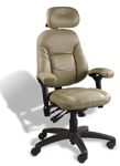 BodyBilt Petite Executive Back Chair with Minimal Contour Seat