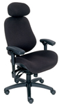 BodyBilt Intensive Use High-Back Chair W/Neckroll